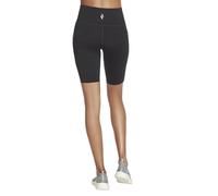 Skechers GO WALK High Waisted 10 Inch Bike pantalones cortos en Negro, talla Pequeña