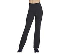 Skechers Go Walk High Waisted Evolution Flare Pant, Mujer, Black, 3XL