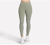 Skechers GO WALK High Waisted Legging en Taupe/Oliva, talla Pequeña