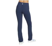 Skechers Go Walk Joy-Pantalón de Cintura Alta con 4 Bolsillos, Pierna Ligeramente Acampanada, Azul Marino, L para Mujer