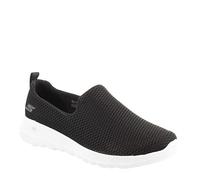 Skechers Go Walk Joy Regular, Zapatillas, Mujer, Black Textile /White Trim, 40.5