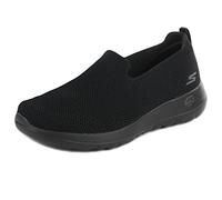 Skechers Go Walk Joy Sensational Day, Zapatillas De Deporte Mujer, Black Textile Trim, 36 EU