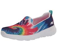 Skechers Go Walk Joy Tie-Dye Slip-on, Zapatillas Mujer, Blanco/Multicolor/Rojo, 39.5 EU