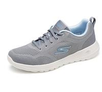 Skechers Zapatillas Go Walk Joy Violet para mujer, Gris/ Azul, 38 EU