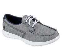 Skechers Go Walk Lite Isla, Zapatos Mujer, Azul Navy, 41 EU