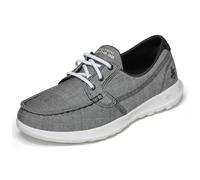 Skechers Go Walk Lite-15433, Botas Mujer, Negro y Blanco, 40 EU