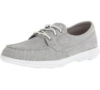 Skechers Go Walk Lite Zapatos náuticos para Mujer, Gris, 41 EU