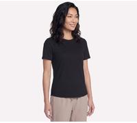 Skechers GO WALK Luxe Rib camiseta en Negro, talla Media