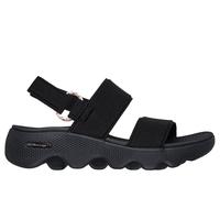 Skechers GO WALK Massage Fit - Renee en Negro/Oro Rosa, talla 40, Vegan