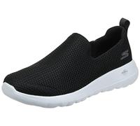 Skechers Go Walk MAX-Athletic Air Mesh Slip on Walking Shoe, Zapatillas para Caminar Hombre, Negro/Blanco, 50 EU