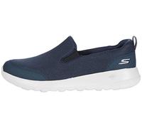 Skechers GO WALK MAX CLINCHED, Zapatillas para Hombre, Navy Textile /White Trim, 45.5 EU