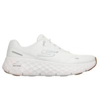Skechers GO Walk MAX Cushioning Flex - Tenis para Mujer, Color Blanco y Plateado, Talla 4.5