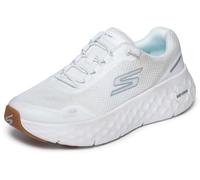 Skechers GO Walk MAX Cushioning Flex - Tenis para Mujer, Color Blanco y Plateado, Talla 39