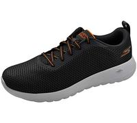 Skechers Go Walk MAX-Effort, Zapatillas Hombre, Carbón/Anaranjado, 47.5 EU