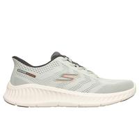 Skechers GO Walk Now Payton - Tenis para Hombre, Textil Salvia/Ribete, Talla 46