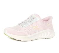 Skechers Go Walk Now, Zapatillas Mujer, Blanco, Rosa, 37 EU
