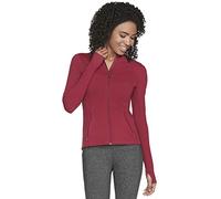 Skechers Go Walk Pickleball Jacket Chaqueta, Rojo Remolacha, S para Mujer