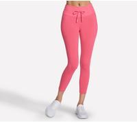 Skechers GO WALK Rib Mix High Waisted 7/8 Legging en Taupe/Coral, talla Grande