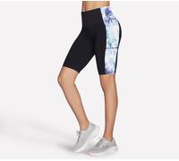 Skechers GO WALK Seascape Floral 10 Inch Bike pantalones cortos en Morado/Turquesa, talla Pequeña