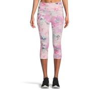 Skechers Go Walk Seascape Floral Capri Leggings, Crema/Multi, L para Mujer