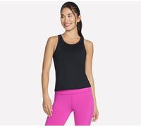Skechers Sujetador sin Mangas Gowalk Chaqueta, Negro Intenso, XXL para Mujer