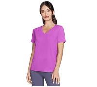 Skechers GODRI Serene - Camiseta con Cuello en V, Muestra de Rayos Violeta, M