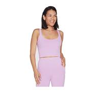 Skechers GOFLEX Joy Longline Bra Camiseta, Opaco, African Violet, XS para Mujer