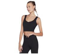 Skechers Goflex Joy Sujetador Longline Deportivo, Negro, XS Mujer, Negro, XS