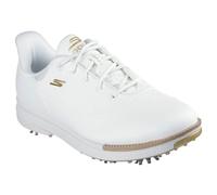 Skechers Golf Jasmine - Tenis de Golf Impermeables para Mujer, Blanco/Dorado, 37.5 EU