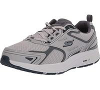 Skechers GOrun Consistent-Athletic - Tenis Deportivos para Hombre, para Correr, Caminar, con Espuma refrigerada por Aire, Gris/Azul Marino, Talla 9.5 de Reino Unido X-Wide