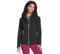 Skechers Gosnuggle Jacket Chaqueta, Black, Medium para Mujer