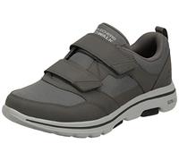 Skechers Gowalk 5 Wistful Sportschuhe aus Mesh mit Haken und Schnalle, Zapatillas Hombre, Caqui, 46 EU X-Ancho