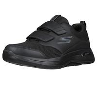 Skechers Gowalk 5 Wistful - Tennis de Sport en Maille Avec Velcro pour la Marche, Zapatillas Hombre, Negro, 38 EU