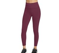 Skechers Gowalk 7/8 High Waisted Legging Leggings, Granate, S para Mujer
