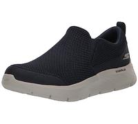 Skechers Gowalk Flex - Mocasín deportivo para caminar, sin cordones, informales, para hombre, con una plantilla con espuma Air-Cooled, Azul marino/Gris, 41.5 EU