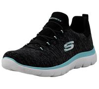 Skechers Gowalk Flex - Tenis deportivos para hombre, sin cordones, sin cordones, informales, para caminar, Negro/Negro, 9.5 Narrow