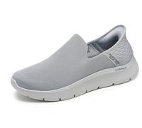 Skechers, Gowalk Flex, Zapatillas Deportivas para Caminar, sin Cordones, Informales, para Hombre, Gris,Claro, 45 EU