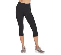 Skechers Gowalk High Waisted Capri, Pantalones Deportivos Mujer Mujer, Black, Large