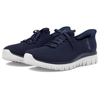 Skechers Graceful-First Blush - Tenis sin Cordones para Mujer, Marino, 39 EU