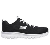 Skechers Graceful - Get Connected en Negro/Blanca, talla 37, Vegan