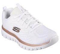 Skechers Graceful - Get Connected en White Rose Gold, talla 37, Vegan