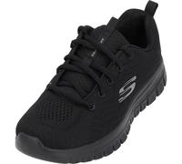 Skechers Graceful Get Connected Regular, Zapatillas Mujer, Black Mesh Trim, 36.5 EU