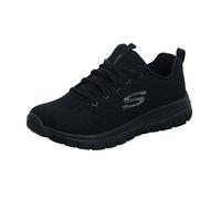Skechers Graceful Get Connected Regular, Zapatillas Mujer, Black Mesh Trim, 36 EU