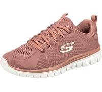 Skechers Graceful Get Connected Regular, Zapatillas Mujer, Mauve Mesh Trim, 41 EU