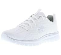 Skechers Graceful Get Connected Regular, Zapatillas Mujer, White Silver, 42 EU
