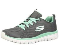 Skechers Graceful Get Connected Wide, Zapatillas, Mujer, Charcoal, 38 Large