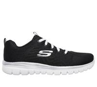 Skechers Graceful - Get Connected en Negro/Blanca, talla 36, Vegan
