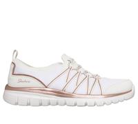 Skechers Graceful - Purecrush en White Rose Gold, talla 42, Vegan