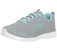 Skechers Graceful Twisted Fortune, Zapatillas para Correr Mujer, Grey, 41 EU