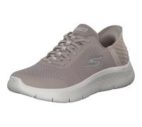 Skechers, Grand Entry, Zapatillas sin Cordones para Mujer Go Walk Flex, Gris Topo, 38 EU